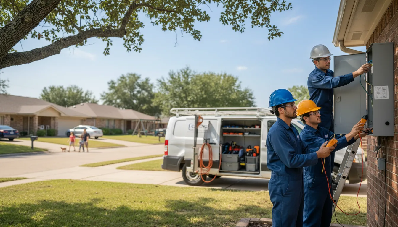 Certified electrician providing emergency electrical services in Inverness, MS